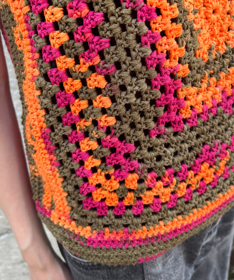 Granma Knitted Colorful Knit