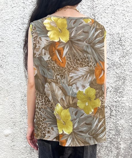 Summer-Fes Sleeveless Sheer Tops