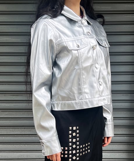 Metallic silver Jacket