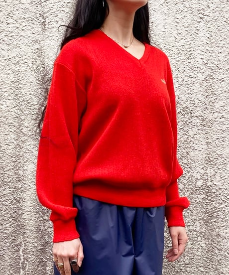 Vintage Crocodile Red Knit