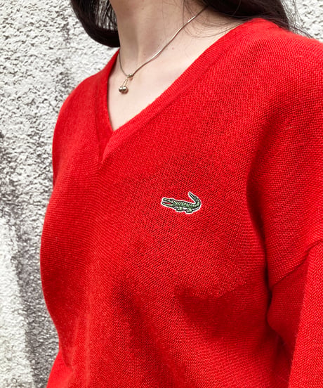 Vintage Crocodile Red Knit