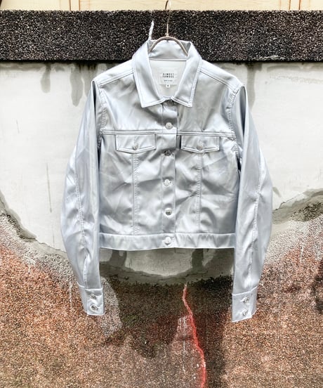Metallic silver Jacket