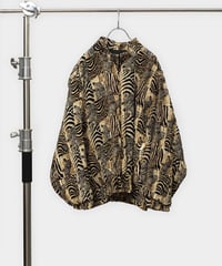 Leopard Pleats Blouson