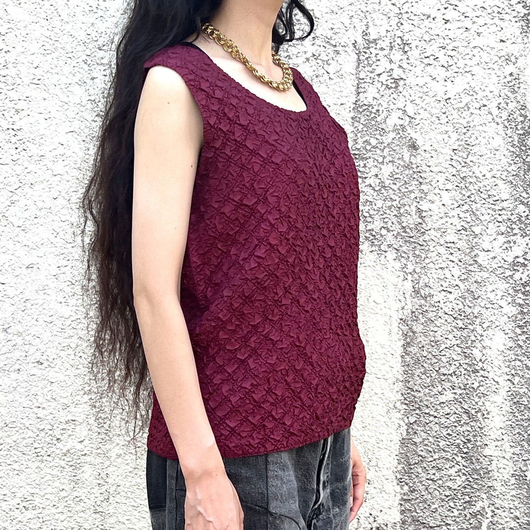 トップス poco Reversible poco-poco Sleeveless Tops | E1N76 ｲｰ