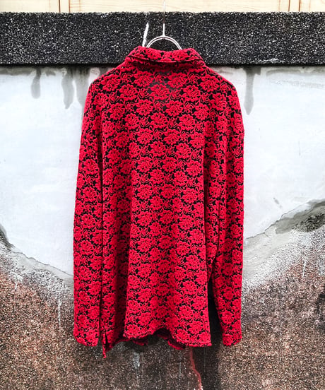 Red Roses Lace Big Shirts