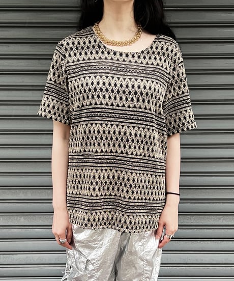 Gold Thread Lace Tops