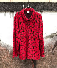 Red Roses Lace Big Shirts