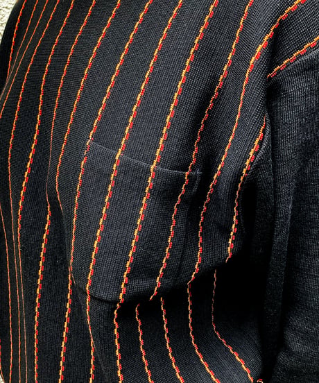 Narrow Chain Stripe Knit