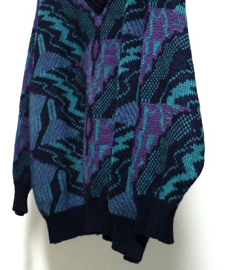Blue Psychedelic Sweater