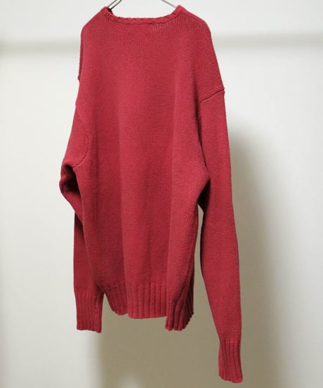 RALPH LAUREN Red Big Sweater