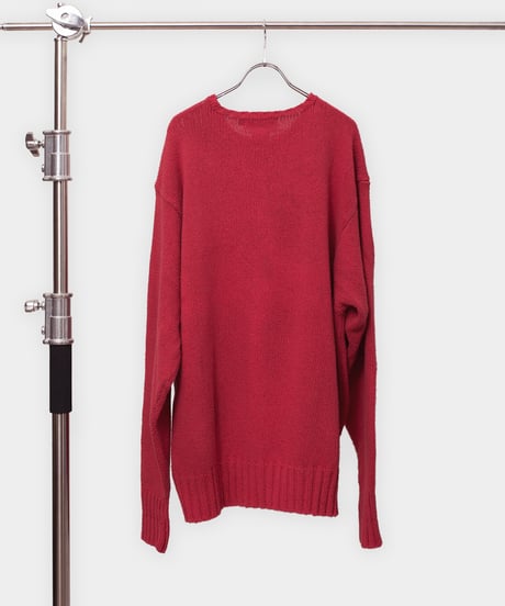 RALPH LAUREN Red Big Sweater