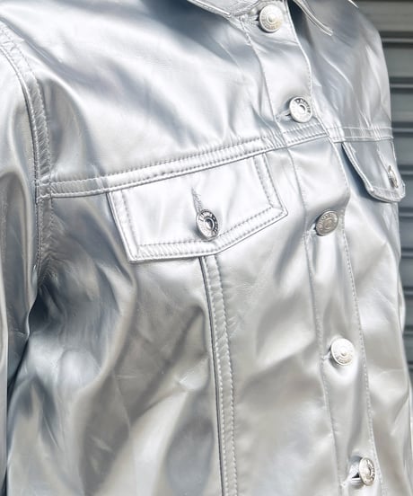 Metallic silver Jacket