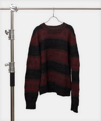 Border Like a Ladder Mohair Knit