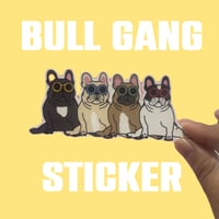 ④BULL GANG  ステッカー