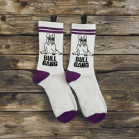 BULL GANG SOCKS purple💜