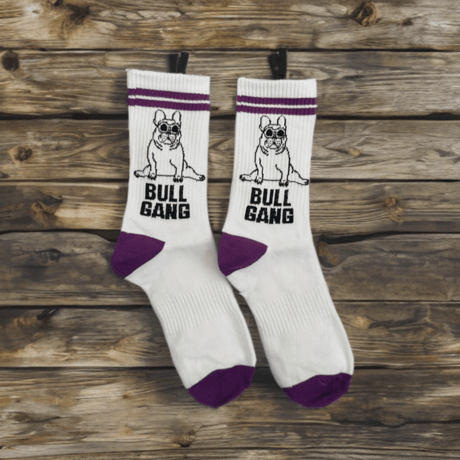 BULL GANG SOCKS purple💜