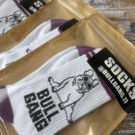 BULL GANG SOCKS purple💜