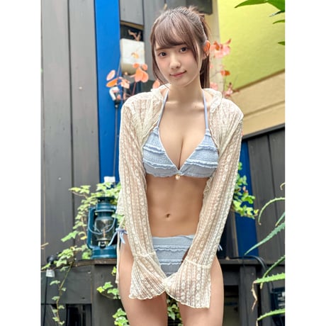 「春蝶のデジタルグラビアチェキ vol.80🐥🐚」宛名＆サイン＆一言コメント入りチェキ👙