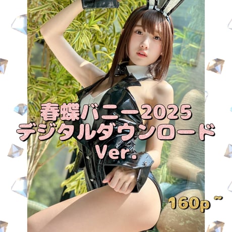 【常設】　春蝶バニー2025🐥🐰🖤◤デジタルダウンロード版◢ 160枚💿️✨️