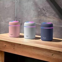 カラフルなライト付きコンパクト加湿器 アロマディフューザー