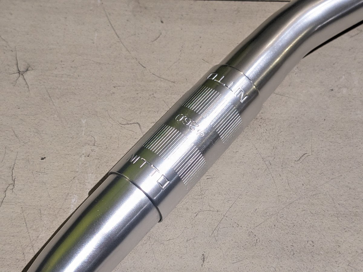 新品】NITTO B2522 AA ハンドル オールラウンダーバー シルバー | eallo