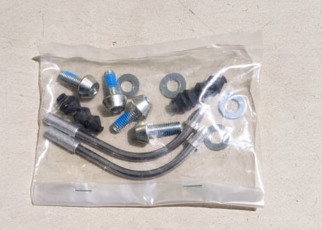 【中古】美品 DIA COMPE VC733 Vブレーキ 2個セット ポリッシュ ヴィンテージ