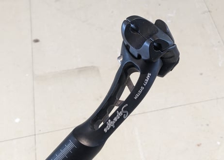 【中古】MICHE SUPERTYPE シートポスト 27.2 ブラック エアロシートポスト
