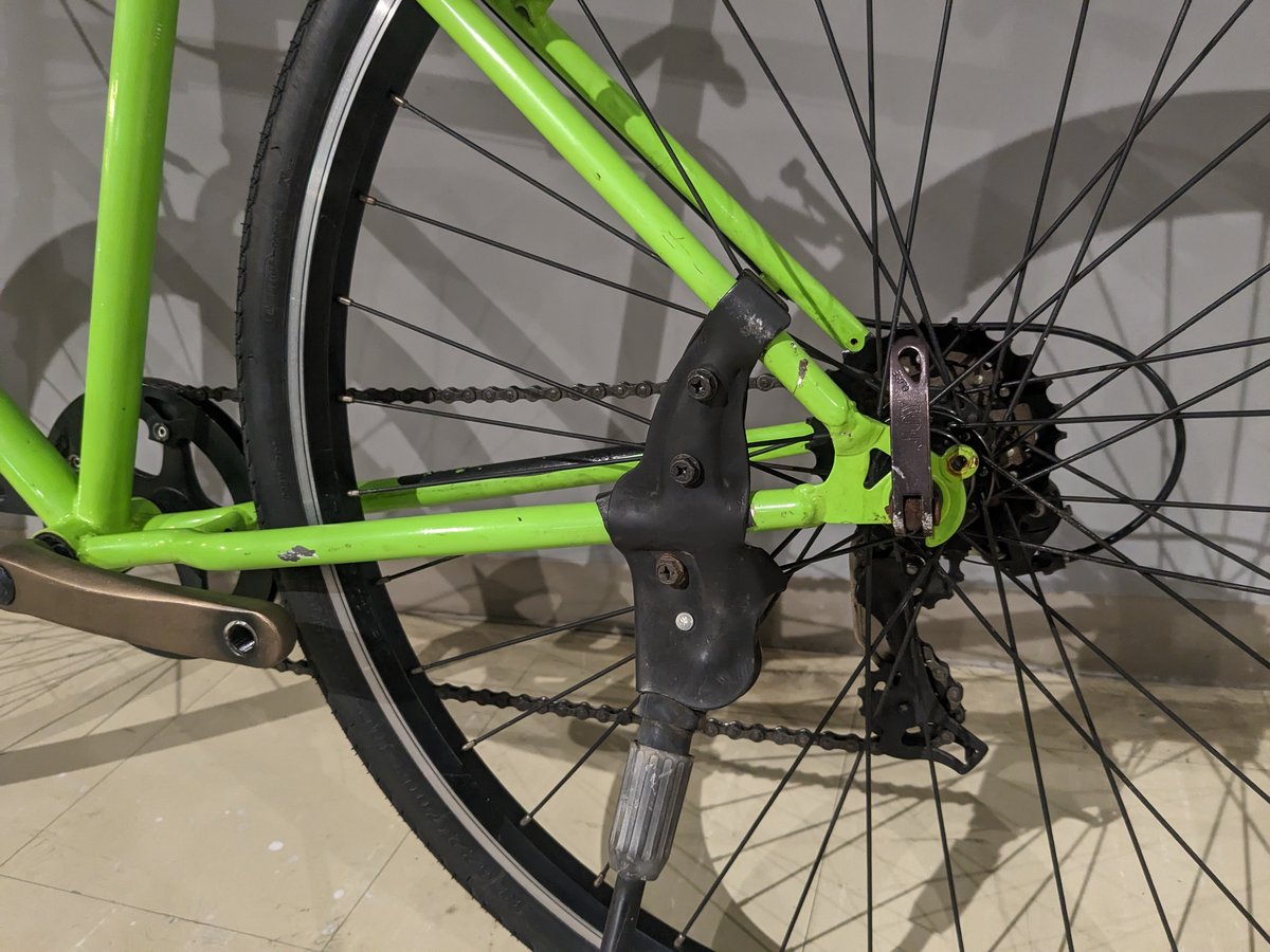 B797 ☆15800円☆整備済み スポーツ中古自転車 MIYATA グリーン 7段