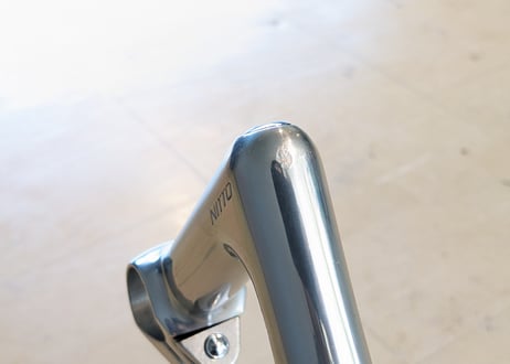 【中古】NITTO NP スレッド ステム 90mm 26.0 シルバー