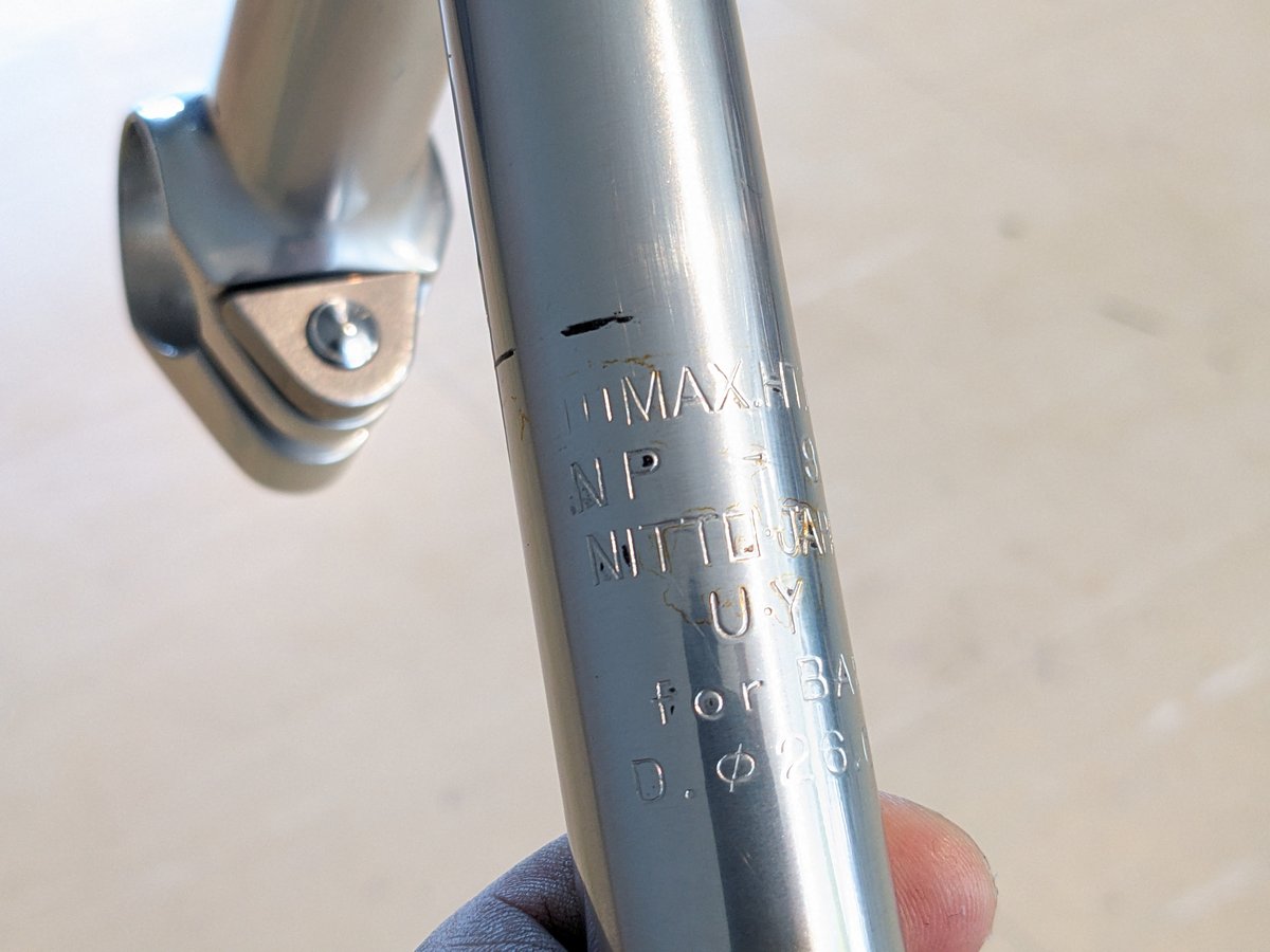 NITTO NP-90 スレッドステム 突き出し90mm φ26.0mm 中古品 NITTO NP-90 スレッドステム 突き出し90mm φ26.0mm 中古品