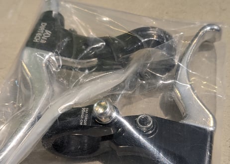 【新品】DIA COMPE MX1 BL330 WIN Black Silver ブレーキレバー 左右ペア