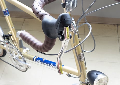 【未使用中古】BE ALL ALIZE GR ミニベロ 16インチ メタリックライトブラウン
