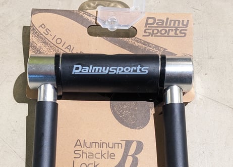 【新品】Palmy Sports Aluminum Shckle Lock R U字ロック ブラック シルバー 鍵3個