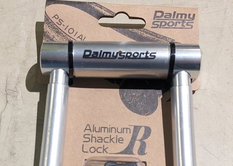 【新品】Palmy Sports Aluminum Shckle Lock R U字ロック シルバー 鍵3個