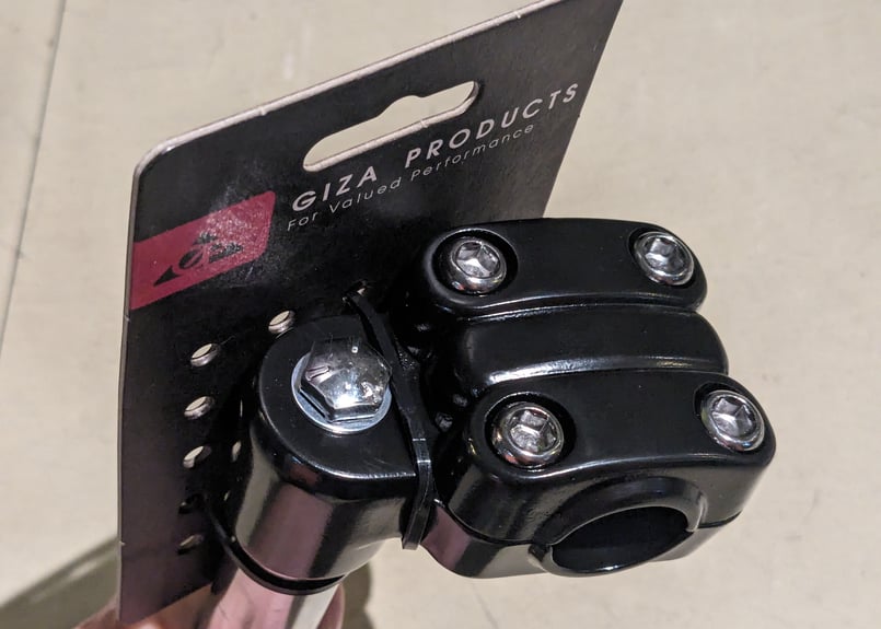 新品】GIZA PRODUCTS MX-450 Old School Stem ステム ブラ