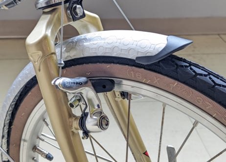 【未使用中古】BE ALL ALIZE GR ミニベロ 16インチ メタリックライトブラウン
