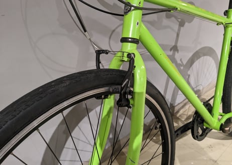 【中古】MIYATA Freedom Tough クロスバイク 1×7速 700×38c グリーン
