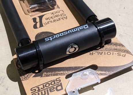 【新品】Palmy Sports Aluminum Shckle Lock R U字ロック ブラック 鍵3個