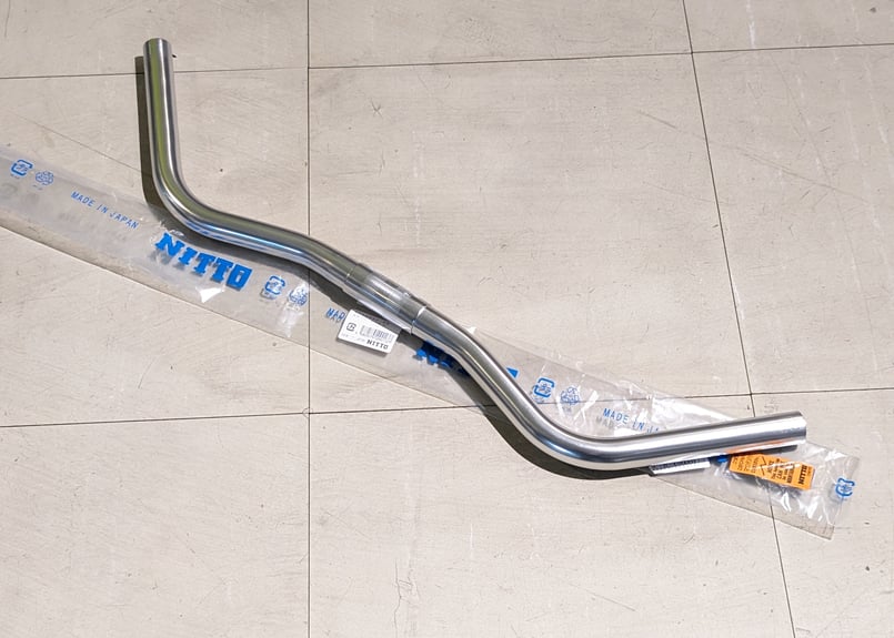 新品】NITTO B2522 AA ハンドル オールラウンダーバー シルバー | eallo