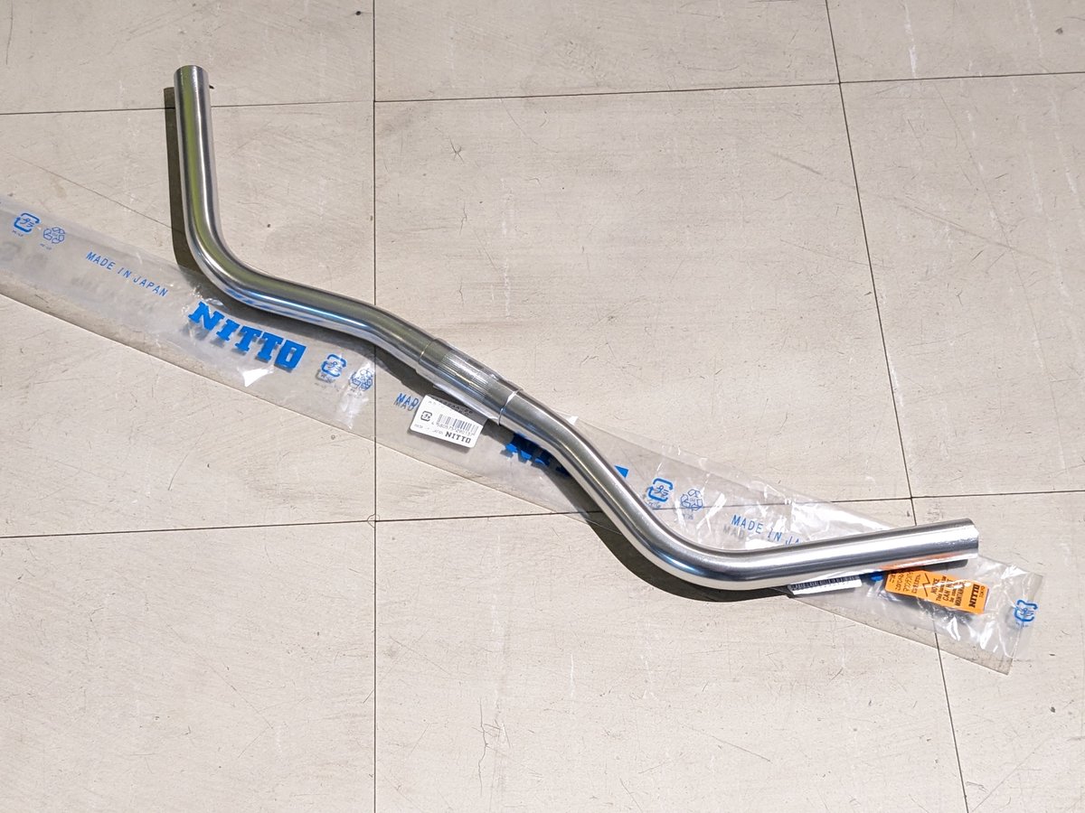 新品】NITTO B2522 AA ハンドル オールラウンダーバー シルバー | eallo