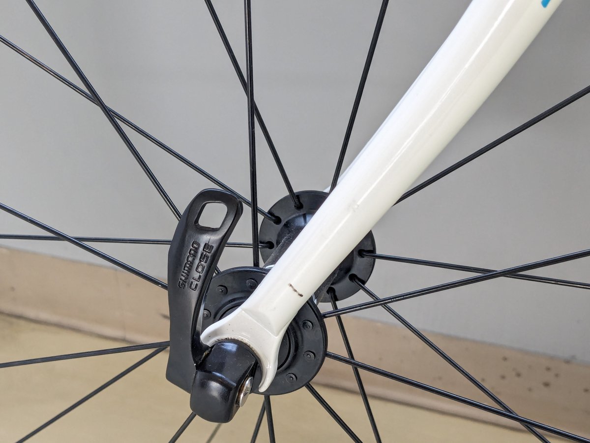 中古】BASSO LESMO フラットバーロードバイク ホワイト クロモリ | eallo