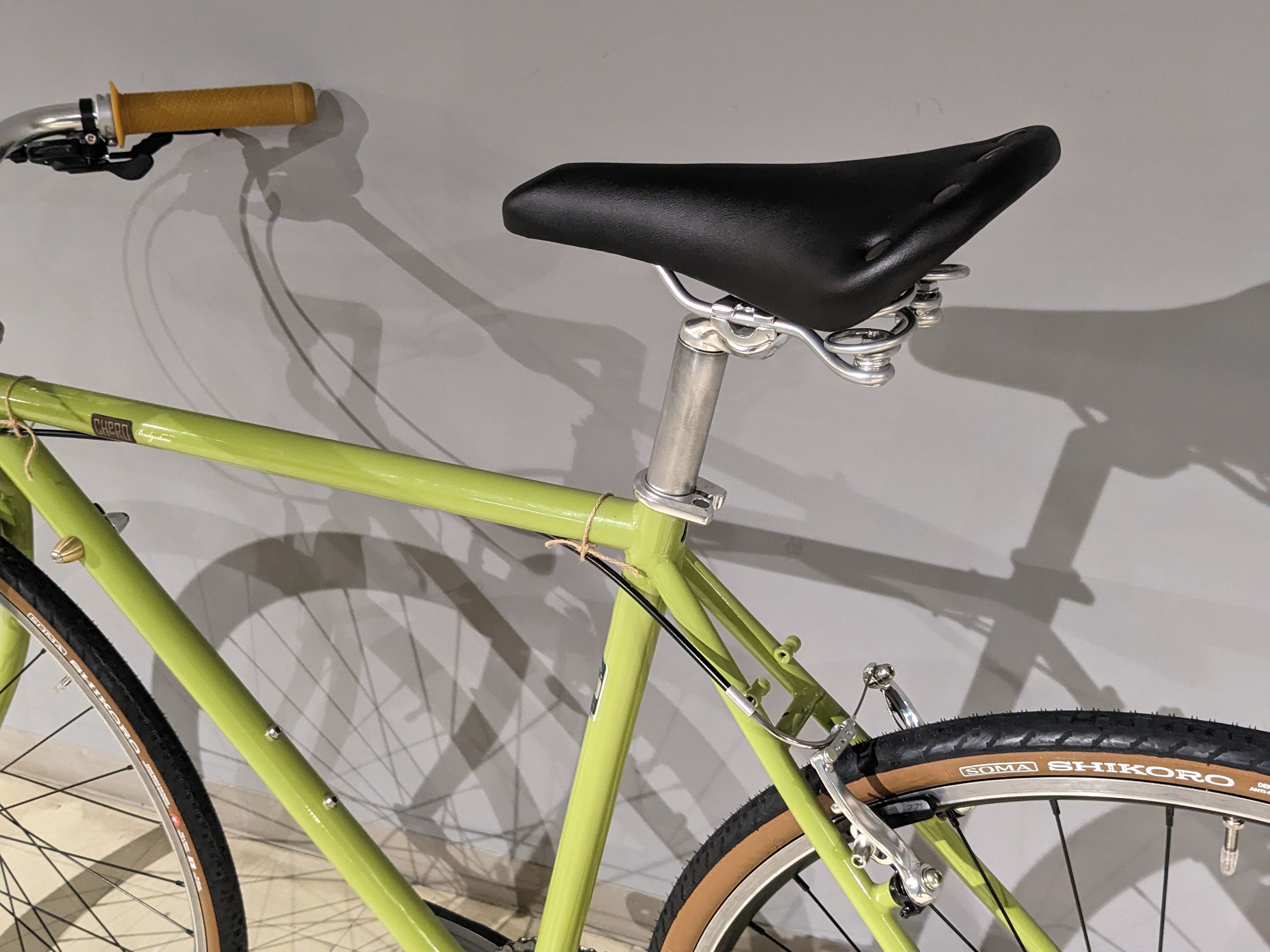 中古】BRIDGESTONE CHERO バラシカスタム組み コミューターバイク 700c