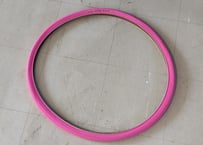 【新品】GRAN COMPE SIDE WAVE クリンチャータイヤ 700×28c ピンク