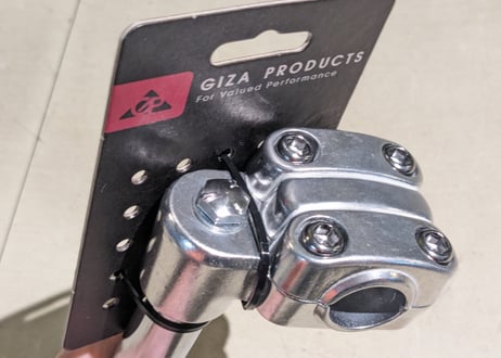 【新品】GIZA PRODUCTS MX-450 Old School Stem ステム シルバー