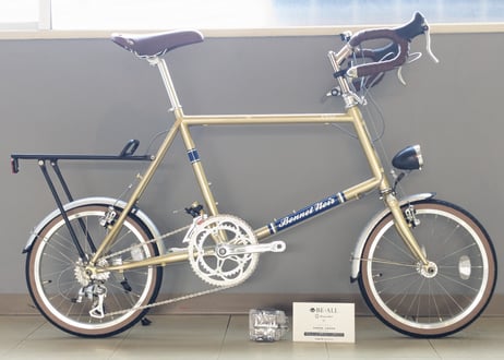 【未使用中古】BE ALL ALIZE GR ミニベロ 16インチ メタリックライトブラウン