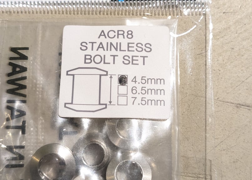 新品】ADEPT ACR8 STAINLESS BOLT SET チェーンリングピン シル