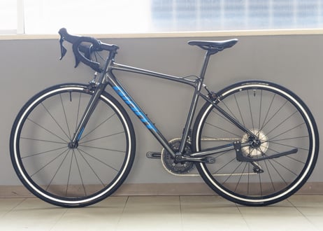 【中古】GIANT CONTEND SL1 ロードバイク ブラック ブルー