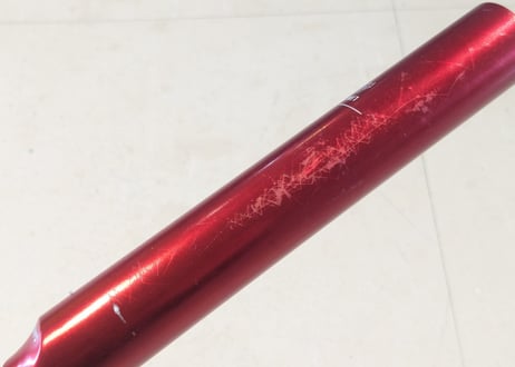 【中古】MICHE SUPERTYPE シートポスト 27.2 レッド エアロシートポスト