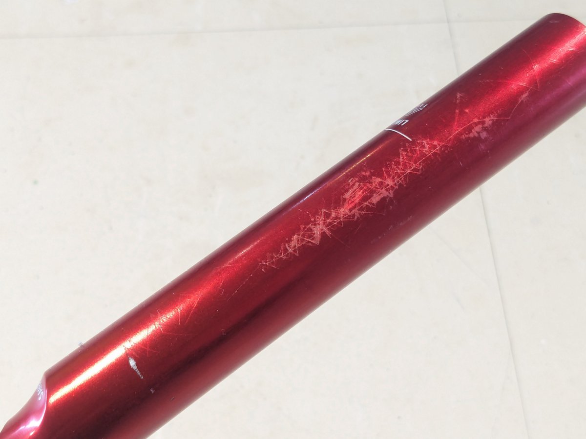 中古】MICHE SUPERTYPE シートポスト 27.2 レッド エアロシートポスト |