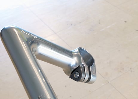 【中古】NITTO NP スレッド ステム 90mm 26.0 シルバー